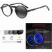 Buy Near Far Multifocal Progressive Men's Black Transparent Retro Round Acetate Transition Photochromic Reading Glasses - 175 Reading Power International Shipping Available - Buy Online on GoSupps.com