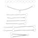 Hair Braid Chain Multi Purpose Attractive Charming Hair Braid Rings Decorative Beautiful Punk Style for Hair Decoration for Hair Braiding for Gift - Buy Online on GoSupps.com