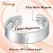 Vicmag Copper Magnetic Rings for Arthritis Pain Relief | Adjustable Solid Pure Copper Therapy Rings for Men & Women | Gift Box Included - Buy Online on GoSupps.com