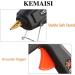 KEMAISI 100W Full Size Hot Glue Gun Kit with 30 Premium Sticks - Temperature Adjustable Heavy Duty Craft Gun - Buy Online on GoSupps.com
