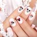 2 Packs Cute Kawaii Cartoon Mouse Nail Stickers - Self-Adhesive Decals for Women, Girls & Kids (75+ Decals) | Nail Art Stickers - Buy Online on GoSupps.com