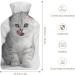 Cute Kitten Hot Water Bottle with Plush Cover - Bed Warmer for Adults & Kids | 26.5x15.3cm - International Shipping - Buy Online on GoSupps.com