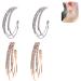 Lymphatic Activity Hoop Earrings Lymphatic Diamond Hoop Earrings Magnetic Earrings for Weight Loss Women Lymphvity Magnetic Therapy Earrings (2 Pairs-Q)