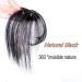 Tixiyu 3D Air Bangs Clip-In Human Hair Bangs Hairpiece Seamless & Invisible Black Hair Topper Extensions - Buy Online on GoSupps.com