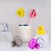 Fowecelt Toothbrush Covers - 4Pcs Head Cap for Traveling, Family, Camping - Yellow - Buy Online on GoSupps.com