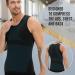 PODFAN Gynecomastia Men's Compression Shirt Slimming Tank Top - Large Black+White - Buy Online on GoSupps.com