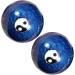 Lurrose Blue Enamel Gymnastics & Hand Massage Balls - Traditional Chinese Baoding Fitness Handballs - Buy Online on GoSupps.com