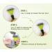 Pecute Double Sided Dog Brush and Comb Set for Grooming | Removes Loose Undercoat Knots and Mats | Dog Grooming Tools | Green - Buy Online on GoSupps.com