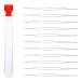 12pcs Seed Beads Needles Beading Embroidery Needles Big Eye Collapsible Beading Needles with Bottle for Jewelry Making