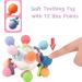 Soft Silicone Baby Biting Toys & Rattles | Sensory Educational Balls for 0-18 Months - Ideal for Young Girls - Buy Online on GoSupps.com