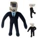 Skibidi Toilet Plush Toys Stuffed Skibidi-Toilet Plush Figure Monitor Man Camera Titan Man Titan Speakerman Plush Toys Funny Game Cartoon Stuffed Plush Doll for Game Fans Girls Boys Birthday Gifts