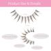 Buy Outopen 10 Pairs Brown Natural Look Manga Lashes - Short 5-13MM Handmade Wispy False Eyelashes for Daily Wear | International Shipping - Buy Online on GoSupps.com