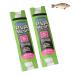 2 Pcs PVA Fishing Meshes Refill Carp Fishing Stockings Fishing PVA Nets for Boilie Rig (37mm * 5 m)