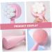 Didiseaon Facial Scrubber Double Sided Facial Cleansing Brush Face Exfoliation Brush Silicone Facial Face Exfoliator Face Cleansing Tool Face Wash The Face 3D Fiber Wool Washing Device Pink - Buy Online on GoSupps.com