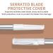 Buy Dermaplaning Razor for Face - Professional Tool with 4 Blades for Hair Removal & Exfoliation | Silver Facial Shaver & Eyebrow Shaper for Women - Buy Online on GoSupps.com