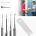 Blizzard Podology Tool 3-ST Set | Stainless Steel Foot Care Instruments for Fine Nail Work | CE Medical Product | Tamponier Hook Corner File & Spoon Tool (13-16 cm) - Buy Online on GoSupps.com