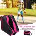 Roller Skate Bag - Premium Oxford Cloth Shoulder Carry Case for Ice, Roller, and Inline Skates - Breathable Triangle Design - Pink - Kids and Adults - Buy Online on GoSupps.com