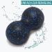 Fascia Ball Set for Deep Tissue Massage | Peanut & Lacrosse Balls for Neck Back & Foot Relief - Blue - Buy Online on GoSupps.com
