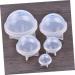4 Pcs Silicone Sphere DIY Jewelry Casting Molds Mini Glasses for Dolls Jewelry Bead Mold Sphere Resin Mold Candy Molds Silicone Resin Ball Casting Mold Spherical Crafts Whitex2pcs 5CMx2pcs - Buy Online on GoSupps.com