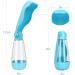 UPSKY Portable Foldable Dog Water Bottle | Outdoor Walking, Hiking, Travel | Lightweight Dispenser for Large & Medium Puppies - Blue - Buy Online on GoSupps.com