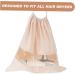 Baluue 4 Pcs Hair Dryer Storage Bag Drawstring Storage Bag Travel Hairdryer Toiletry Organizer Pvc Beige 40x40cmx4pcs Beigex4pcs - Buy Online on GoSupps.com