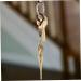 3D Beauty Ear Spoon Brass Earwax Pick Cleaner Tool - Female Form Body Keychain - Buy Online on GoSupps.com