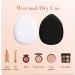 Sibba 2-Piece Loose Powder Puffs with Finger Holder - Soft Makeup Setting Triangle Face Cushion for Beauty Blender - Portable Cosmetics Sponge for Foundation - Small Head Storage Brush Included - Buy Online on GoSupps.com