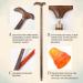 Walking Stick Wooden Cane Wenge Faucet Crutches Seniors Non Slip Cane Walking Stick for The Elderly Caddy (Wengeb) powerfully Prosperous - Buy Online on GoSupps.com