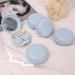 Buy Portable Contact Lens Case with Mirror & Cleaning Kit - Perfect for Home & Travel - Blue - Buy Online on GoSupps.com
