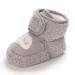 MASOCIO Baby Girls Boys Cute Sheep Booties Infant Soft Sole Crib Pram Prewalker Warm Boots 6-12 Months Gray