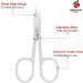 Nail Manicure Scissors for Beard/Mustache Ear Facial Hair Eyebrows Eyelashes for Men and Women (Nail Scissor 2) - Buy Online on GoSupps.com