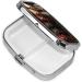 Leather Boots Printed Square Pill Box - Portable Travel Medicine Organizer for Easy Access - Buy Online on GoSupps.com