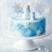 Snowflake Cupcake Topper with Blue Bow Cake Decoration for Winter Wonderland Themed Baby Shower Party Supplies Snowflake Food Pick - Set of 24 (blue) - Buy Online on GoSupps.com