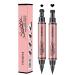 Star Stamp Eye Liner The Quick Flick Eye Liner Stamp Waterproof Stamp Eye Liner Soft Sponge Head Wing Eye Liner Stamp for All Kinds of Eye Makeup