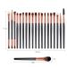 20-Piece Eye Makeup Brush Set | Blending Tools for Shadow Eyeliner Brow & Lip | International Shipping Available - Buy Online on GoSupps.com