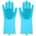 SEPTAM Cleaning Gloves Cleaning Magic Silicone Gloves Household Multi-function Hand Washing Tool