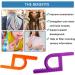 Tuxepoc Sensory Chew Toys for Autistic Children - Silicone Chewy Tool for Teething ADHD Autism - Orange Purple Chewelry for Boys & Girls - Buy Online on GoSupps.com