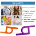 Buy Sensory Silicone Chewing Tools for ADHD Teething & Autism | Stop Nail Biting & Enhance Speech Therapy - Orange-Violet - Buy Online on GoSupps.com