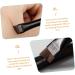 FOYTOKI 3 Sets Eyeliner Brush Makeup Brush Eye Liner Wands Flat Eyebrow Brush Ear Black Wood - Buy Online on GoSupps.com