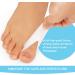 Kimihome Silicone Toe Tube Pads - 16 PCS Toe Sleeve Cushions for Corns, Blisters, and Calluses - Large, Medium, Small Sizes - White - Buy Online on GoSupps.com