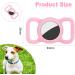 Ainiv Silicone Protection Case for Apple Airtag - Pink | Durable Dog Collar & Pet Loop Holder | Ideal for Tracking Dogs & Cats - Buy Online on GoSupps.com