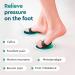 Compression Metatarsal Pads - Gel-Infused Foot Cushions for Metatarsalgia, Mortons Neuroma, Calluses - Men's 5-8.5 Women's 6-10.5 - 2 Pack Small/Medium - Buy Online on GoSupps.com