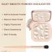 Mysense Face Highlighter Powder Palette | Shimmery Illuminator Makeup for Natural Glow | Includes Mirror & Brush - Perfect for International Shipping - Buy Online on GoSupps.com
