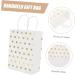 HOMSFOU 12pcs Gift Bag Dot Gifts Bags Craft Bags with Party Bags Flower Bouquet Bags Holiday Present Bag Party Favor Bags Bouquet Packaging Bag Bags with Handles Paper Candy Sugar Bag 1 count (Pack of 1) Golden - Buy Online on GoSupps.com
