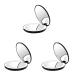 Potadak 3X Portable Folding Mirror with LED Light 10X Magnifying Glass 12 Lamp Bead Mini Mirror Black