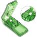 OPRET Tablet Divider - Precision Cutter for Large & Small Pills 1/2 & 1/4 Cuts Green | Medication Organizer - Buy Online on GoSupps.com