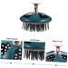 BUIFULSIC Shampoo Brush - Wear-Resistant Scale Peeling Tool for Daily Scalp Care | 9x8cm Green | International Shipping Available - Buy Online on GoSupps.com