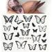 DIY Self-Adhesive Nail Decor Blue/Black Water Decals Transfer Nail stickers Butterfly-shape Nail Art(3) Style 03 - Buy Online on GoSupps.com