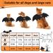Vivifying Bat Wing Dog Costume - Adjustable Halloween Bat Wings with Pumpkin Bell for Cosplay & Parties | Fits Neck 15-24.8in Breast 18.5-32in - Buy Online on GoSupps.com