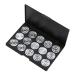 Balacoo 15 Cosmetic Cases for Traveling Empty Eyeshadow Case Empty Cosmetic Lip Gloss Concealer Make up Kit
